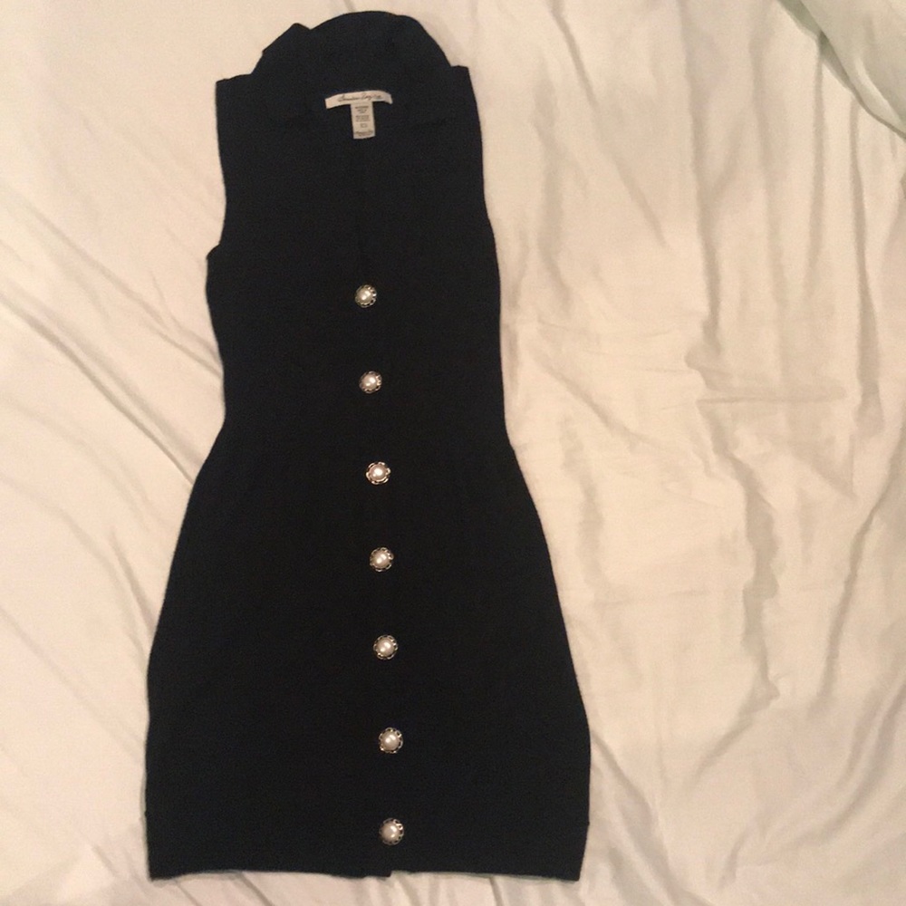 Black tight dress